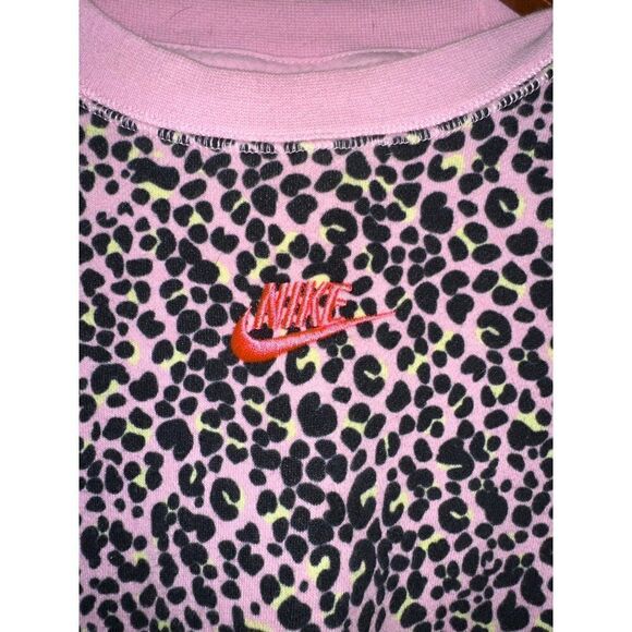 Nike Crew Animal Print Oversized Sweatshirt Size XS/S - Picture 7 of 15